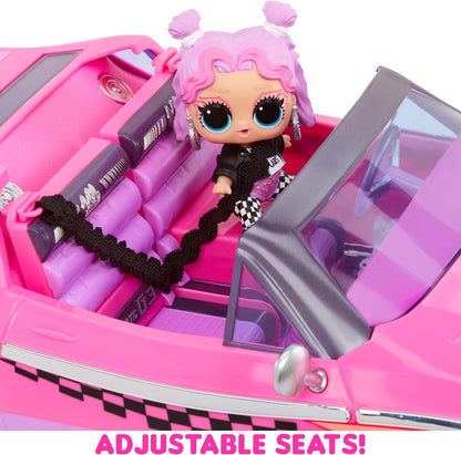 L.O.L. Surprise City Cruiser - Pink and Purple Sports Car with Fabulous Features and an Exclusive Doll BEEPS - Great for Kids Ages 4+