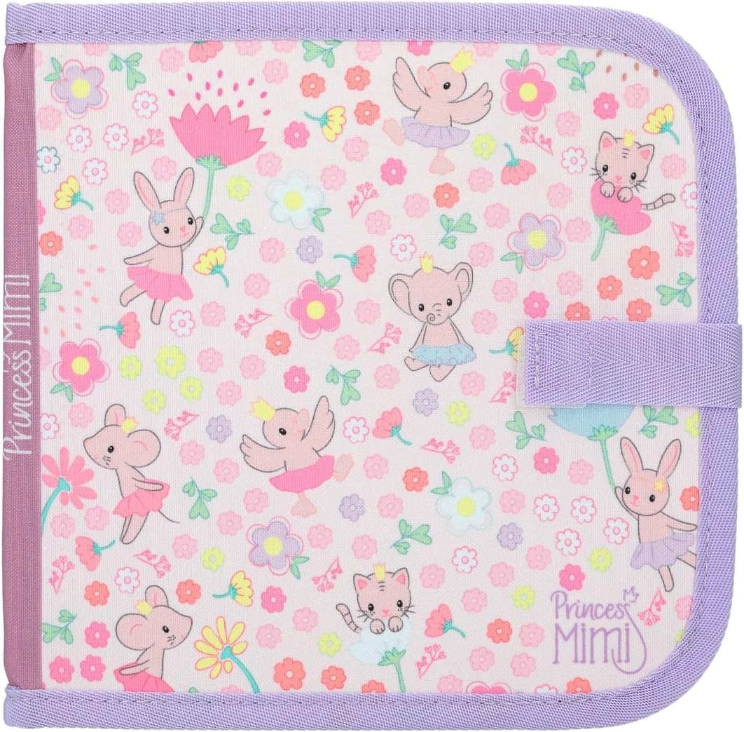 Depesche 12102 Princess Mimi Paint & Swipe Book with Wipe Clean Pages Includes 6 Fibre Pens