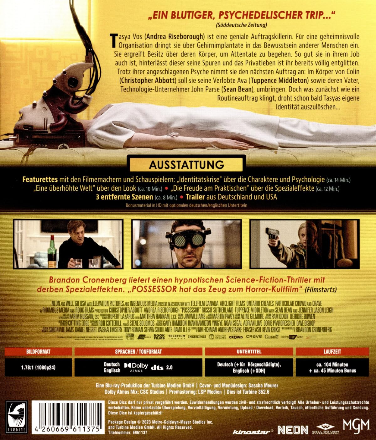 CRONENBERG, BRANDON - POSSESSOR - UNCUT