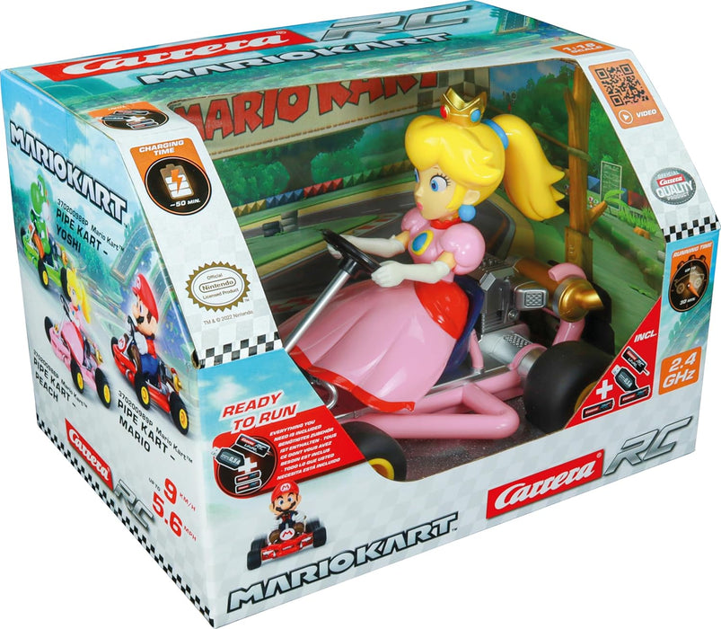 Carrera - 370200986P - 2,4GHz Mario Kart Pipe Kart, Peach