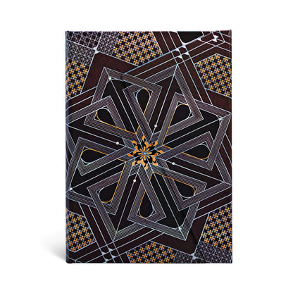 Dhyana (Kirikane Collection) Midi Unlined Hardcover Journal (Wrap Closure)