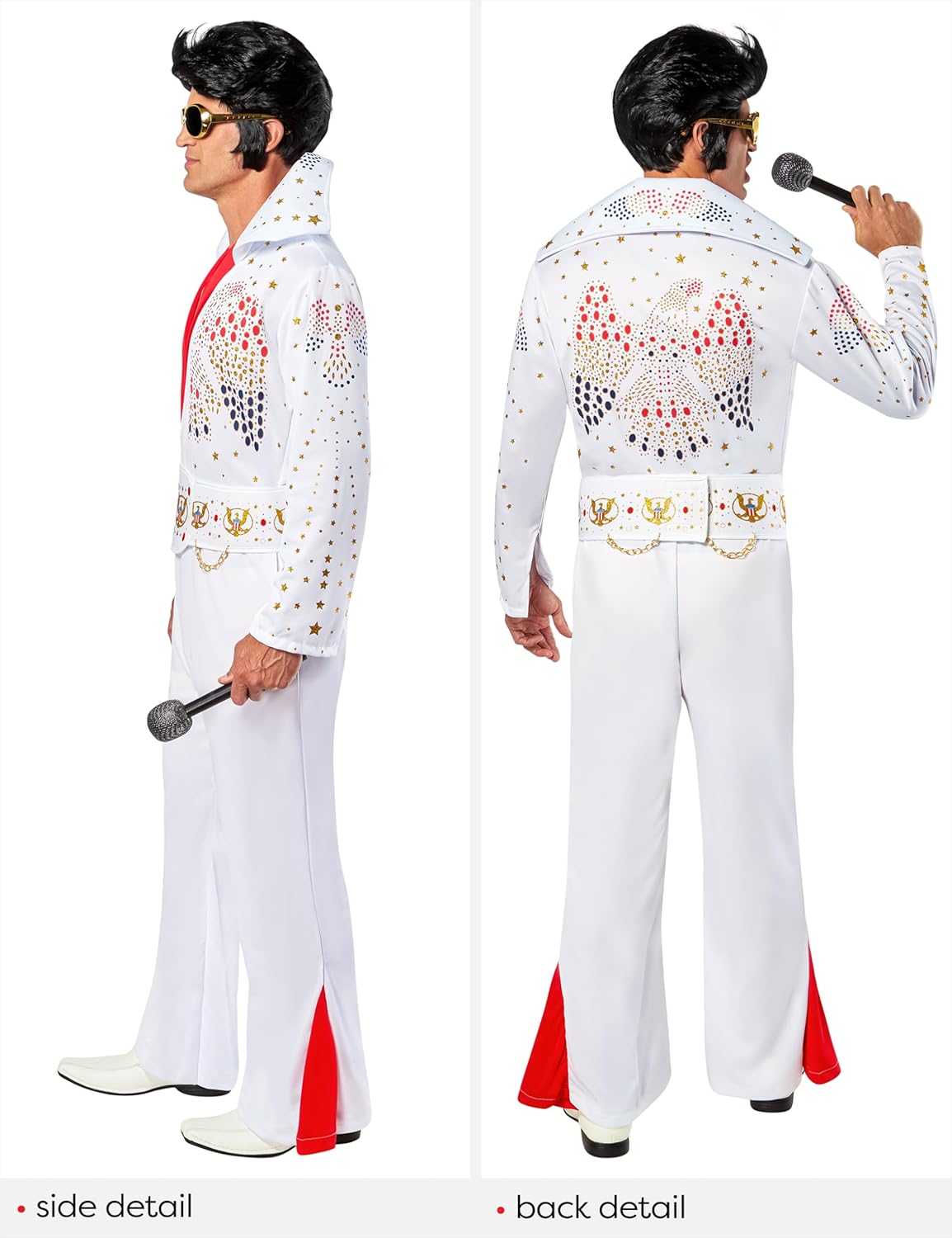 Rubie's Deluxe Elvis Adult Costume, Adult Fancy Dress