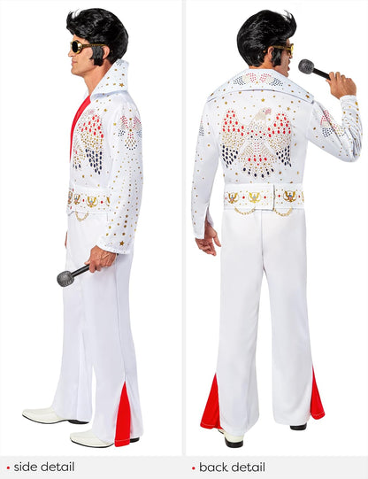 Rubie's Deluxe Elvis Adult Costume, Adult Fancy Dress