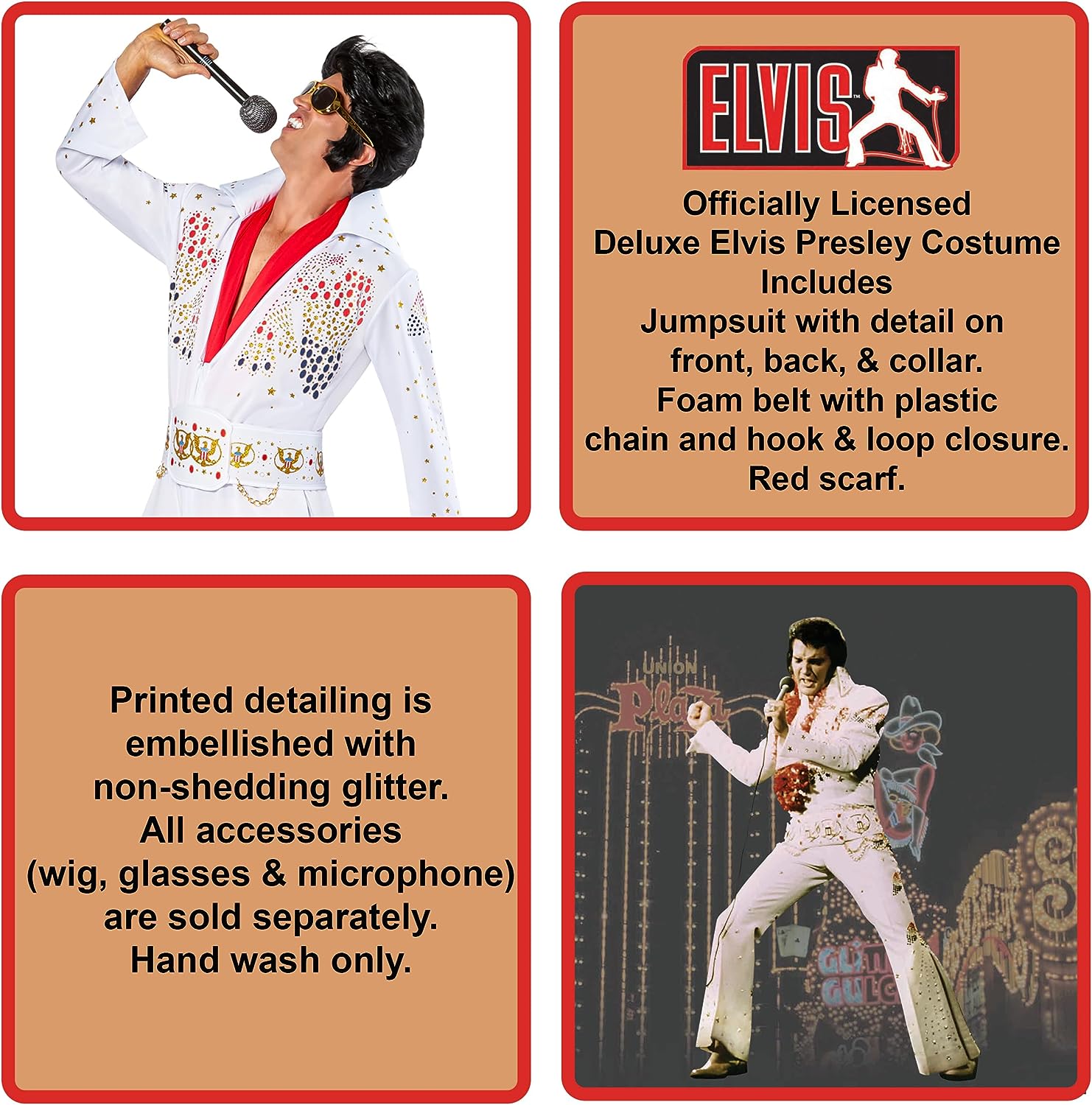 Men's Deluxe Elvis Presley Costume