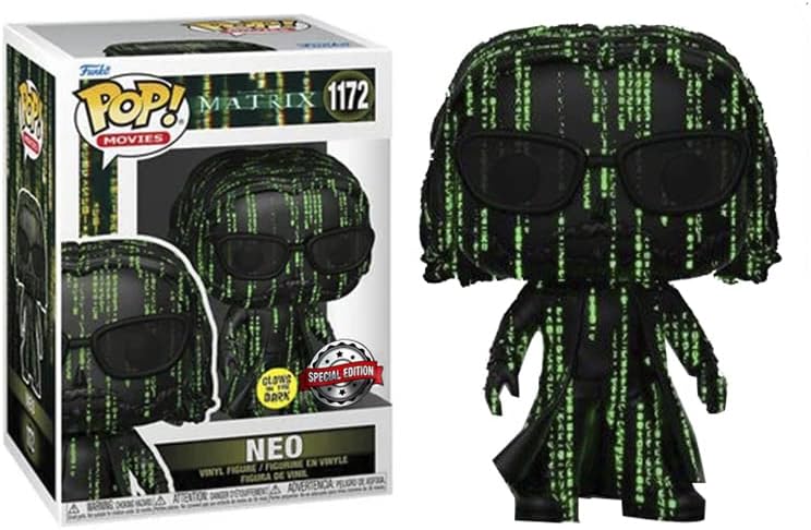 POP! Movies: Neo (Matrix 4) Special Edition (Glows in Dark