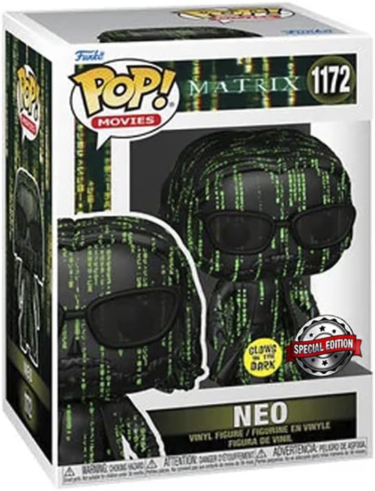 POP! Movies: Neo (Matrix 4) Special Edition (Glows in Dark