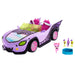 Monster High Toy Car, Ghoul Mobile with Pet and Cooler Accessories, Purple Convertible with Spiderweb Details Large