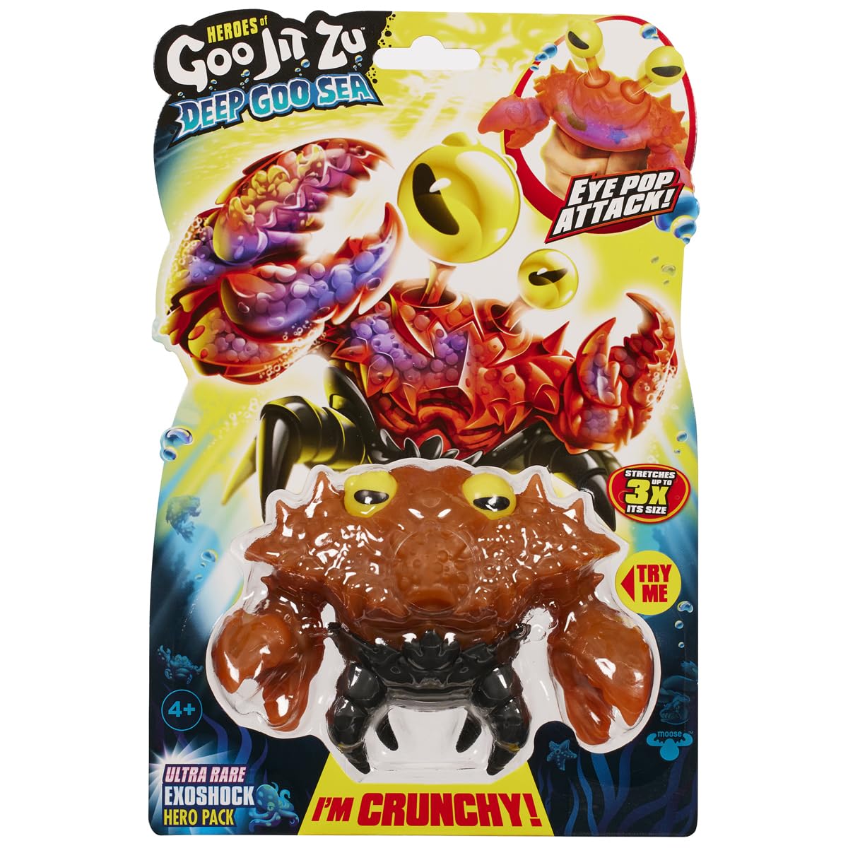 Heroes of Goo Jit Zu Deep Goo Sea ULTRA RARE EXOSHOCK
