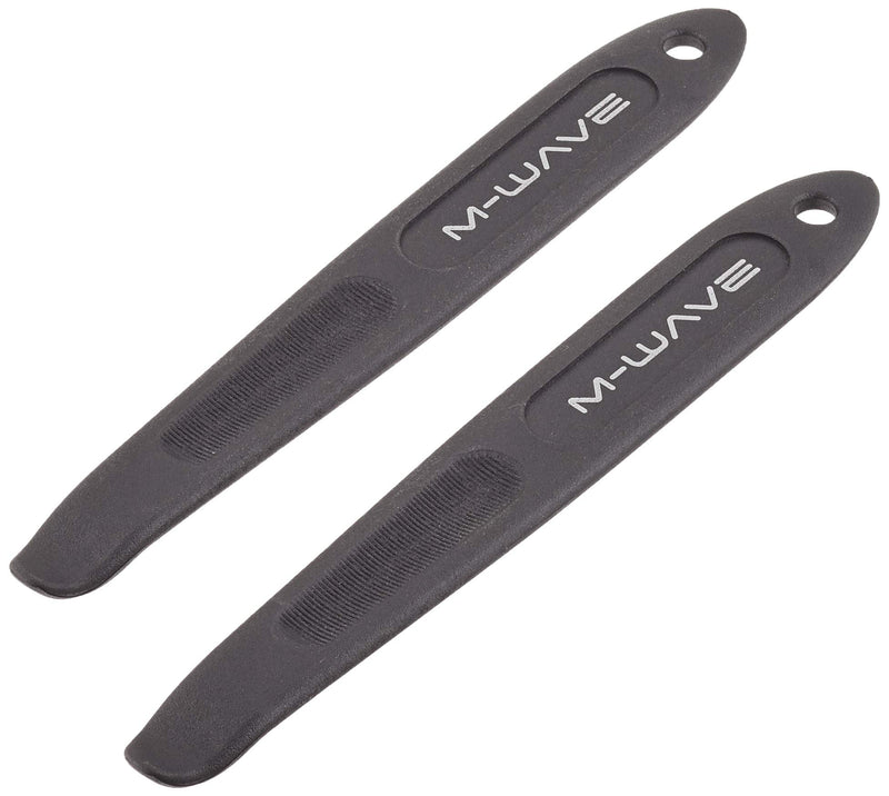 M-Wave Professional Tyre Levers Extra Long Pair On Card, Black, One Size