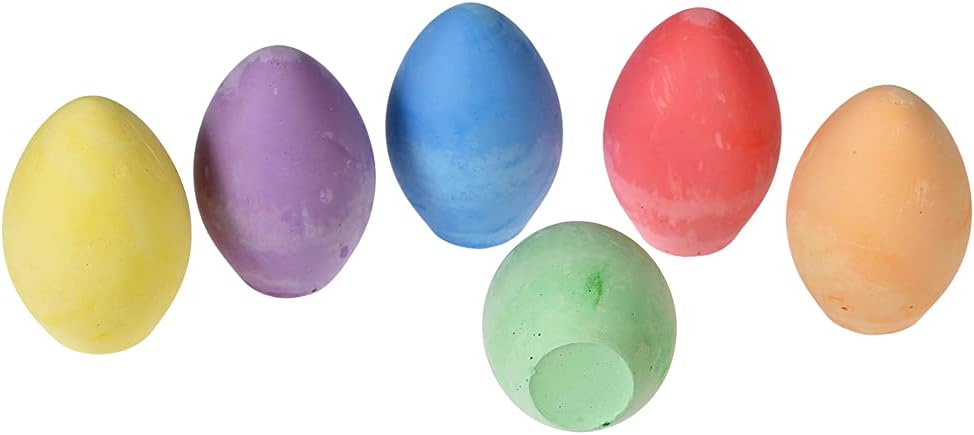 Rex London Six Coloured Chalk Eggs