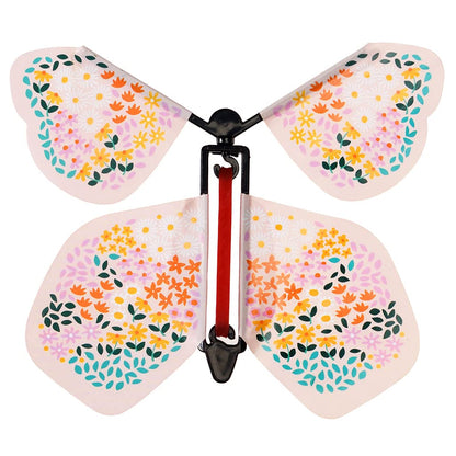 Rex London Pink Magic Wind Up Butterfly