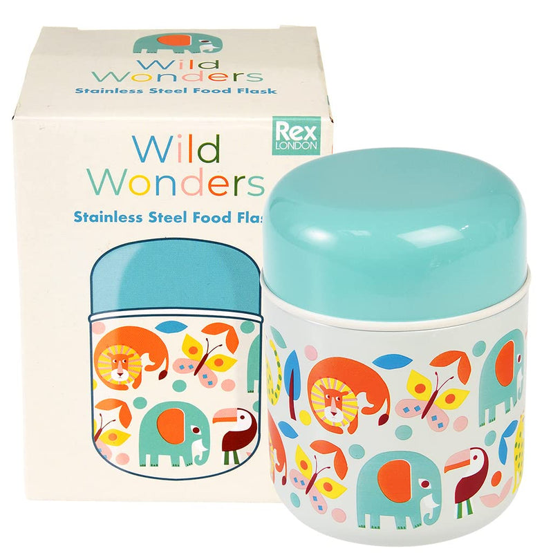 Rex London Wild Wonders Stainless Steel Food Flask