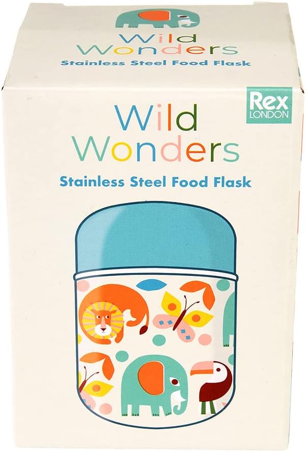 Rex London Wild Wonders Stainless Steel Food Flask