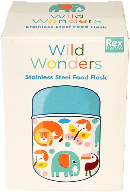 Rex London Wild Wonders Stainless Steel Food Flask