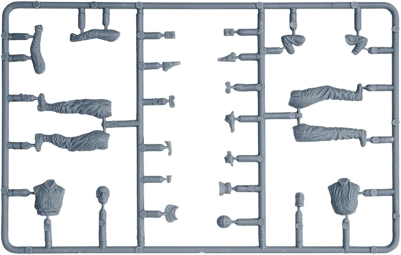 MiniArt 35399 1:35 Fig. Tripulación de tanques estadounidenses (5) NW Eur. - Réplica fiel a la fabricación de maquetas, fabricación de maquetas, kit de construcción de plástico, manualidades