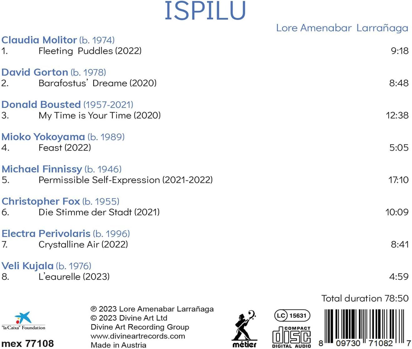 Ispilu: Works for Quarter-tone Accordian