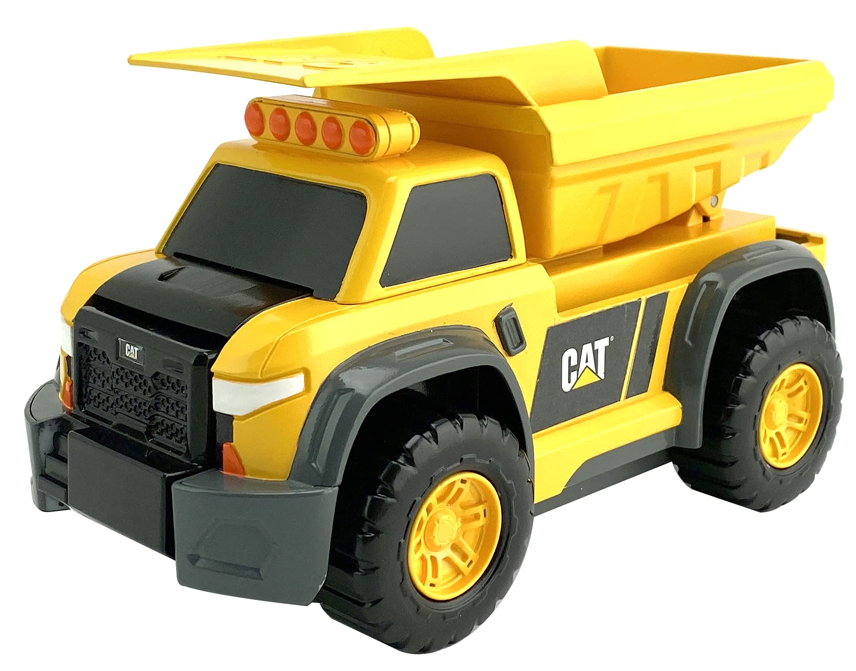 CatToysOfficial Construction Truck Constructors Toy Dump Truck, Yellow