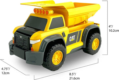 CatToysOfficial Construction Truck Constructors Toy Dump Truck, Yellow