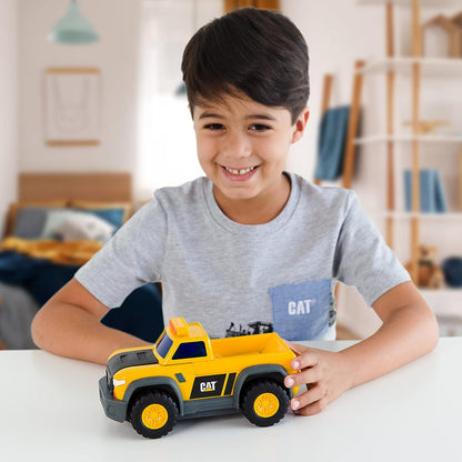 CatToysOfficial Construction Truck Constructors Toy Dump Truck, Yellow