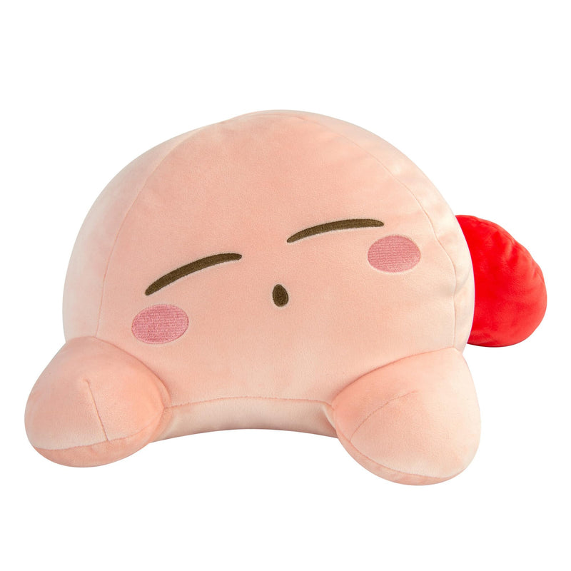 Club Mocchi Mocchi Suya Suya Sleeping Kirby Mega Plush Toy - 15" Cute Plush Squishy Toys - Licensed Kirby Figure Soft Toys - Kirby Room Decor Bed Pillow - Kids Toys for 3 Year Old Boys & Girls