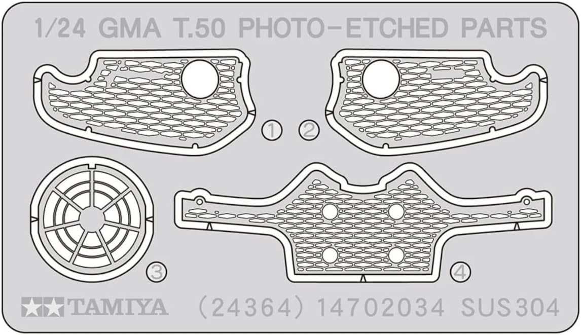 TAMIYA 24364 1:24 GMA T.50 Gordon Murray Automotive - Model Building, Plastic Kit, Crafts, Hobby, Gluing, Plastic Kit, Unpainted