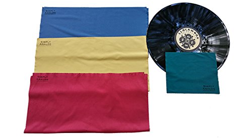 Simply Analog Mikrofaser Tuch für Schallplatten | Farbe: Weiß
