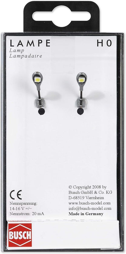 Busch 4153 Wall Lamps HO Scale Model Lighting