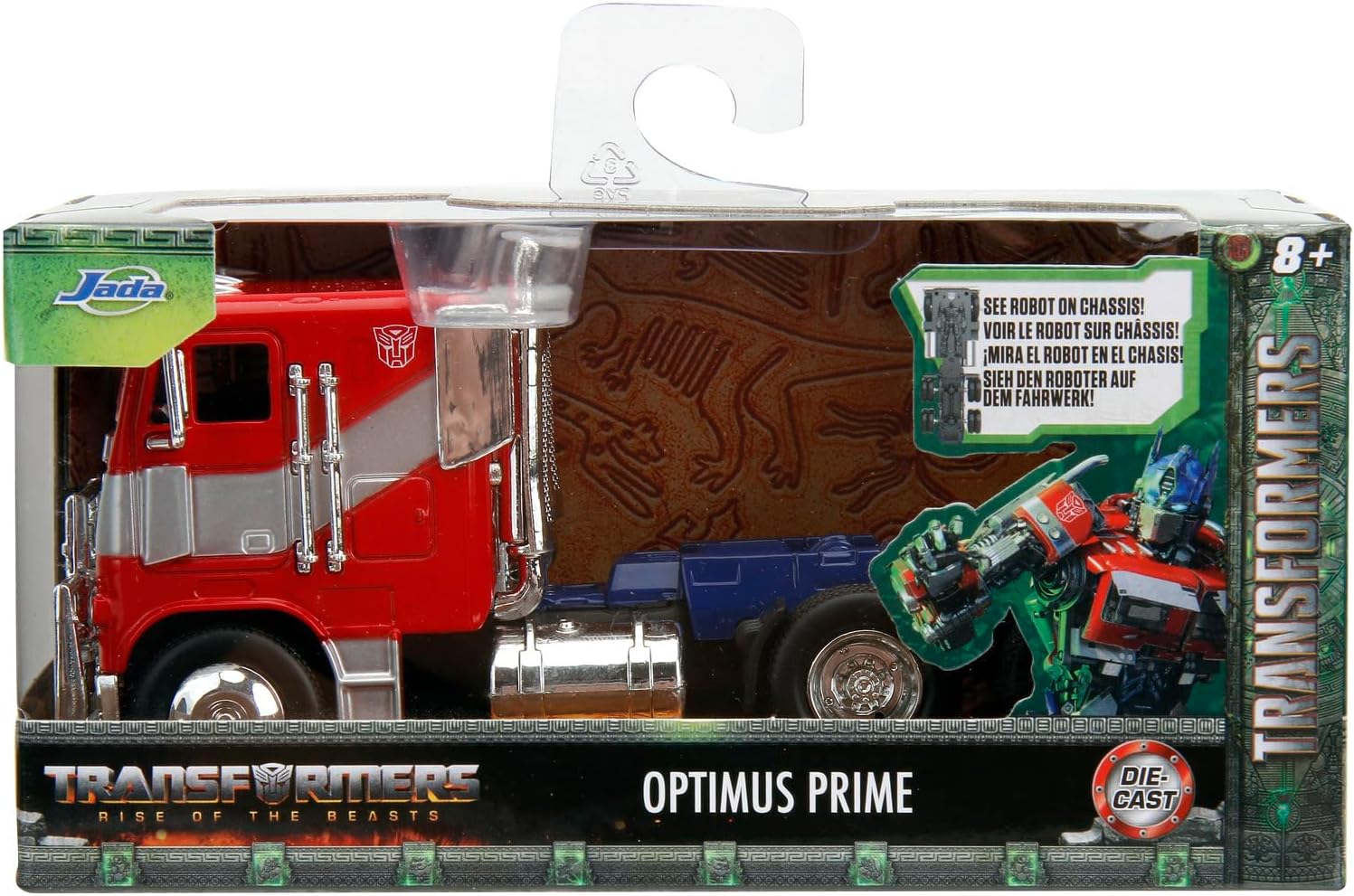 Transformers 1/32 T7 Optimus Prime Truck métal