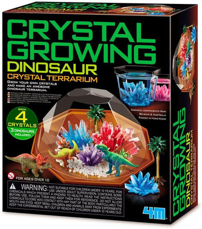 4M 403926 Dino Crystal Terrarium, Mixed Colours