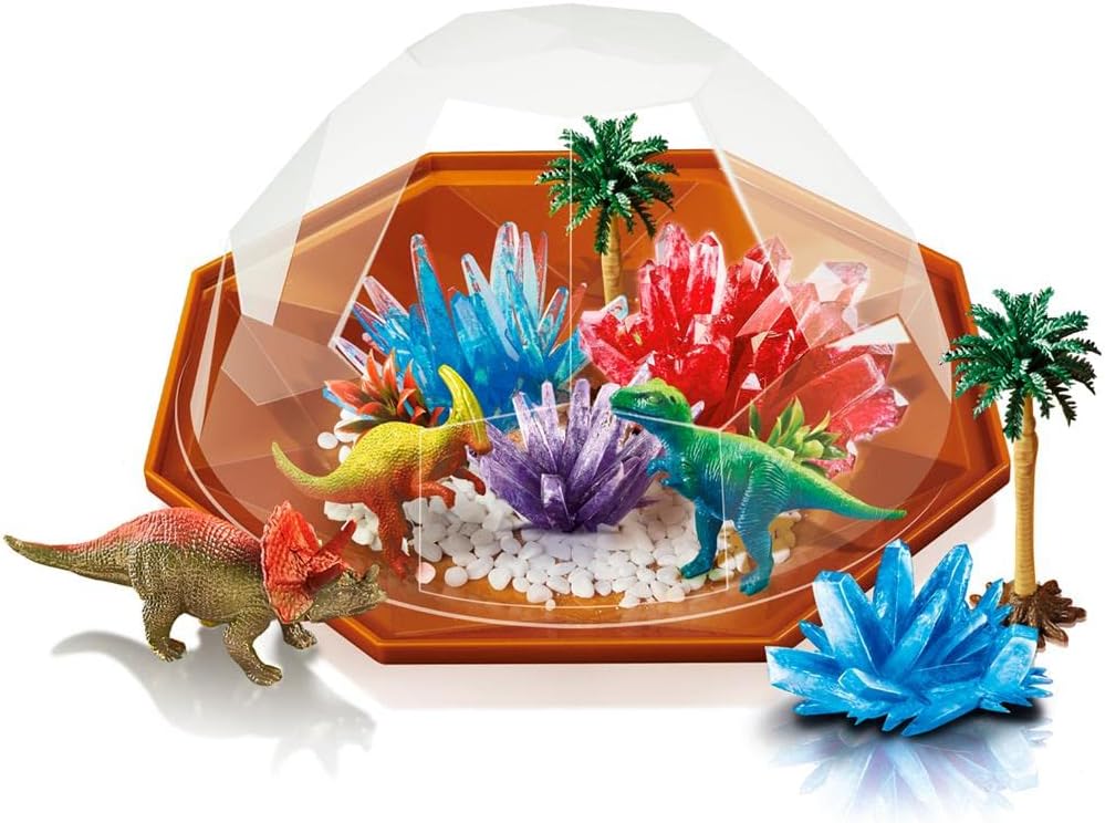 4M 403926 Dino Crystal Terrarium, Mixed Colours