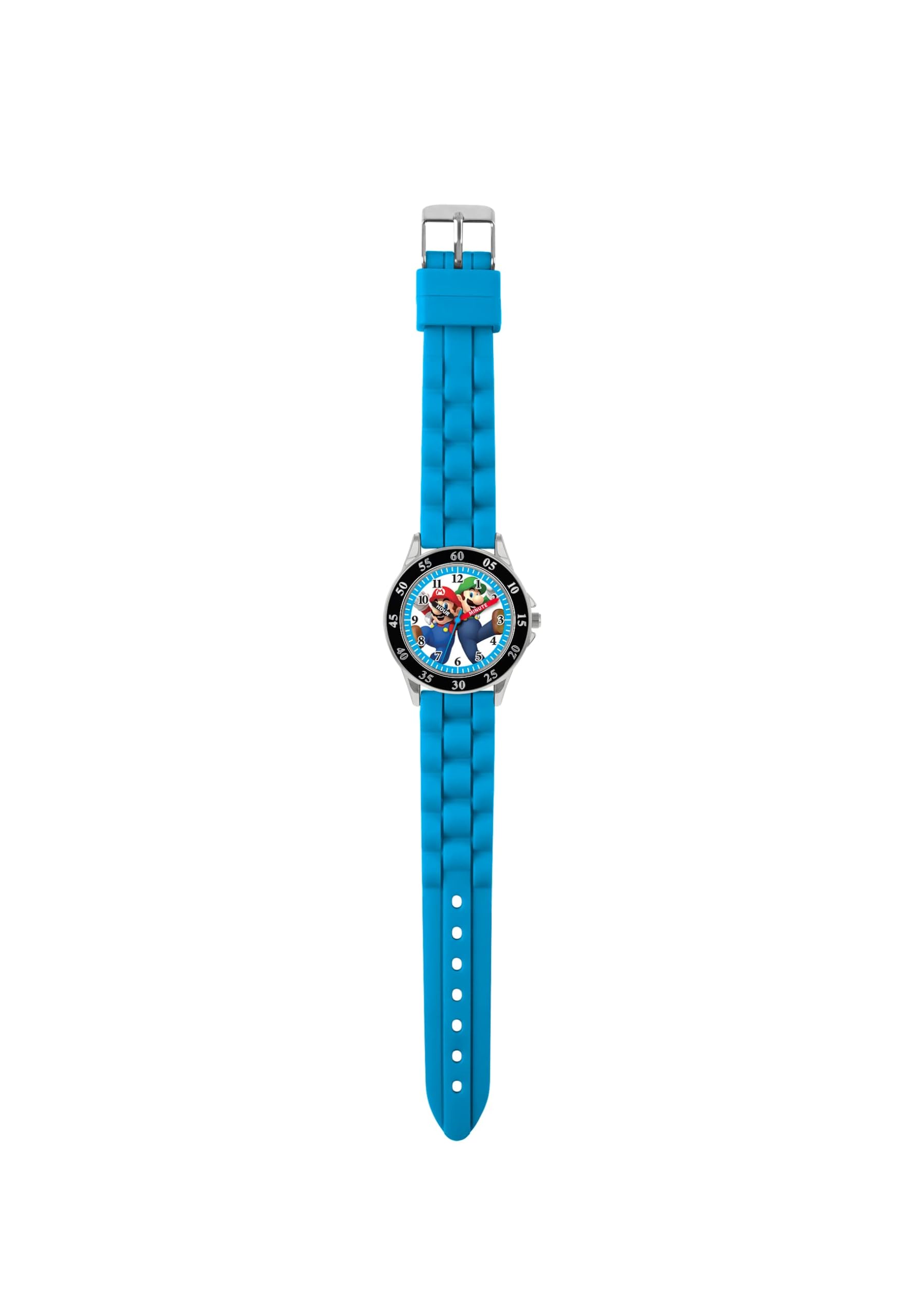 Nintendo Mario Blue Time Teacher Watch GSM3044