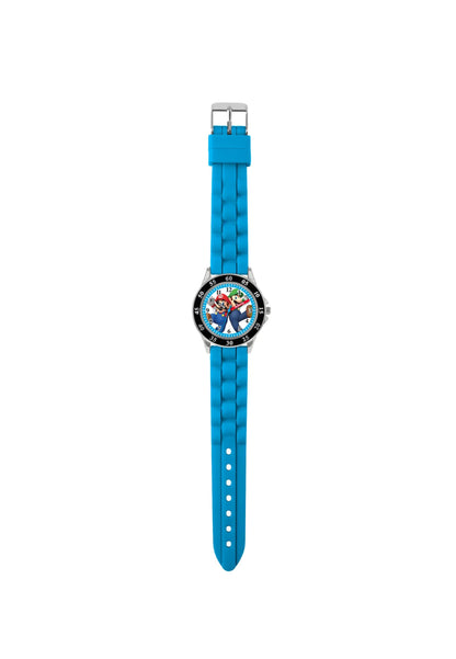 Nintendo Mario Blue Time Teacher Watch GSM3044