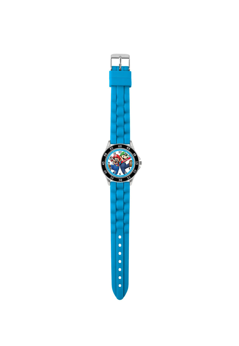 Nintendo Mario Blue Time Teacher Watch GSM3044