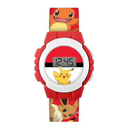 Pokémon Red Character Print Digital Watch POK4374