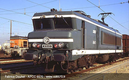 SNCF CC 6543 Elektrolokomotive Maurienne, grüne, weiße Aufschrift, Periode IV, DCC-Sound