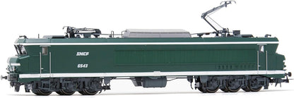 SNCF CC 6543 Elektrolokomotive Maurienne, grüne, weiße Aufschrift, Periode IV, DCC-Sound