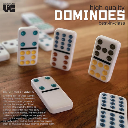 University Games Double 9 Dominoes in a Tin