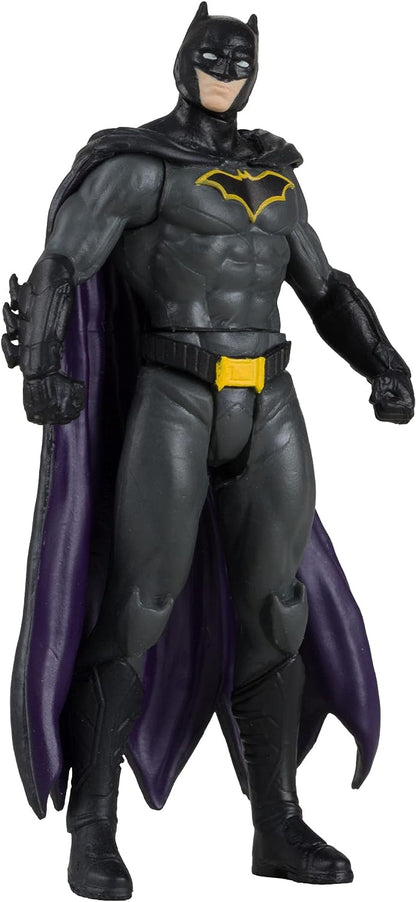 McFarlane Toys, DC Page Punchers, 3-Inch DC Batman Action Figure with 5 points of articulation, Collectible DC Figure with Rebirth Comic Book – Ages 12+