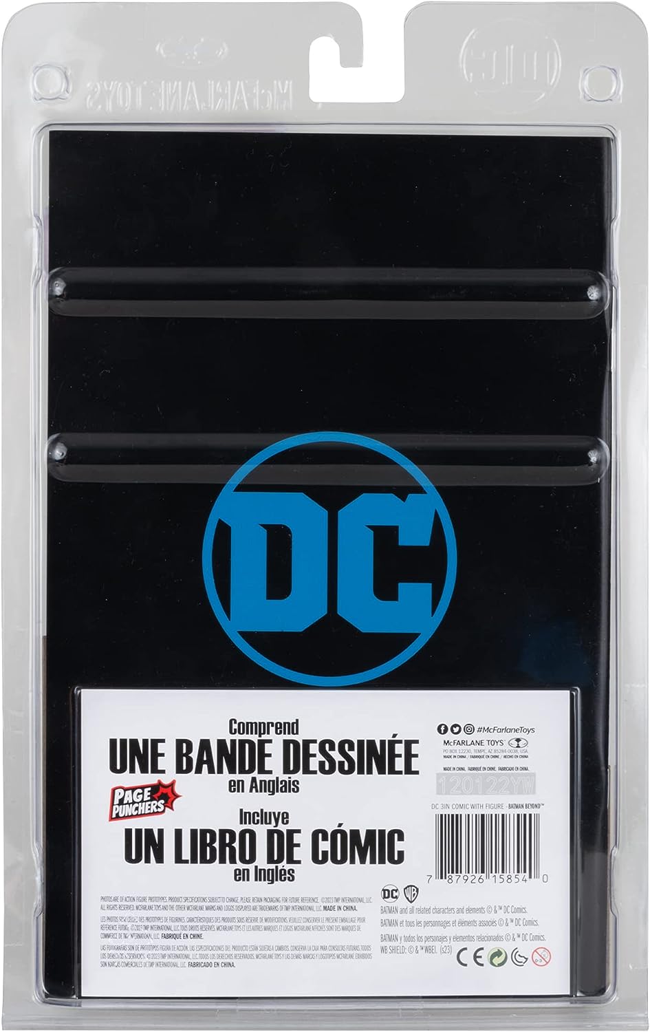 McFarlane Giocattoli, DC Page Punchers, 7,6 cm DC Batman Beyond Action Figure con 5 punti di articolazione, Figura DC da collezione con fumetti Neo-Year - Età 12+