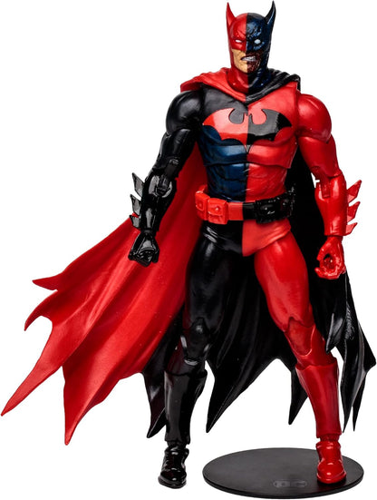 DC Multiverse - Statuetta a due facce come Batman (Batman: Reborn) 18 cm