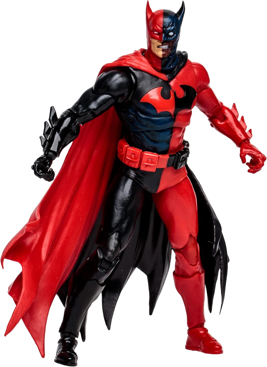 DC Multiverse - Statuetta a due facce come Batman (Batman: Reborn) 18 cm