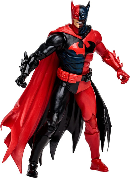 DC Multiverse - Statuetta a due facce come Batman (Batman: Reborn) 18 cm