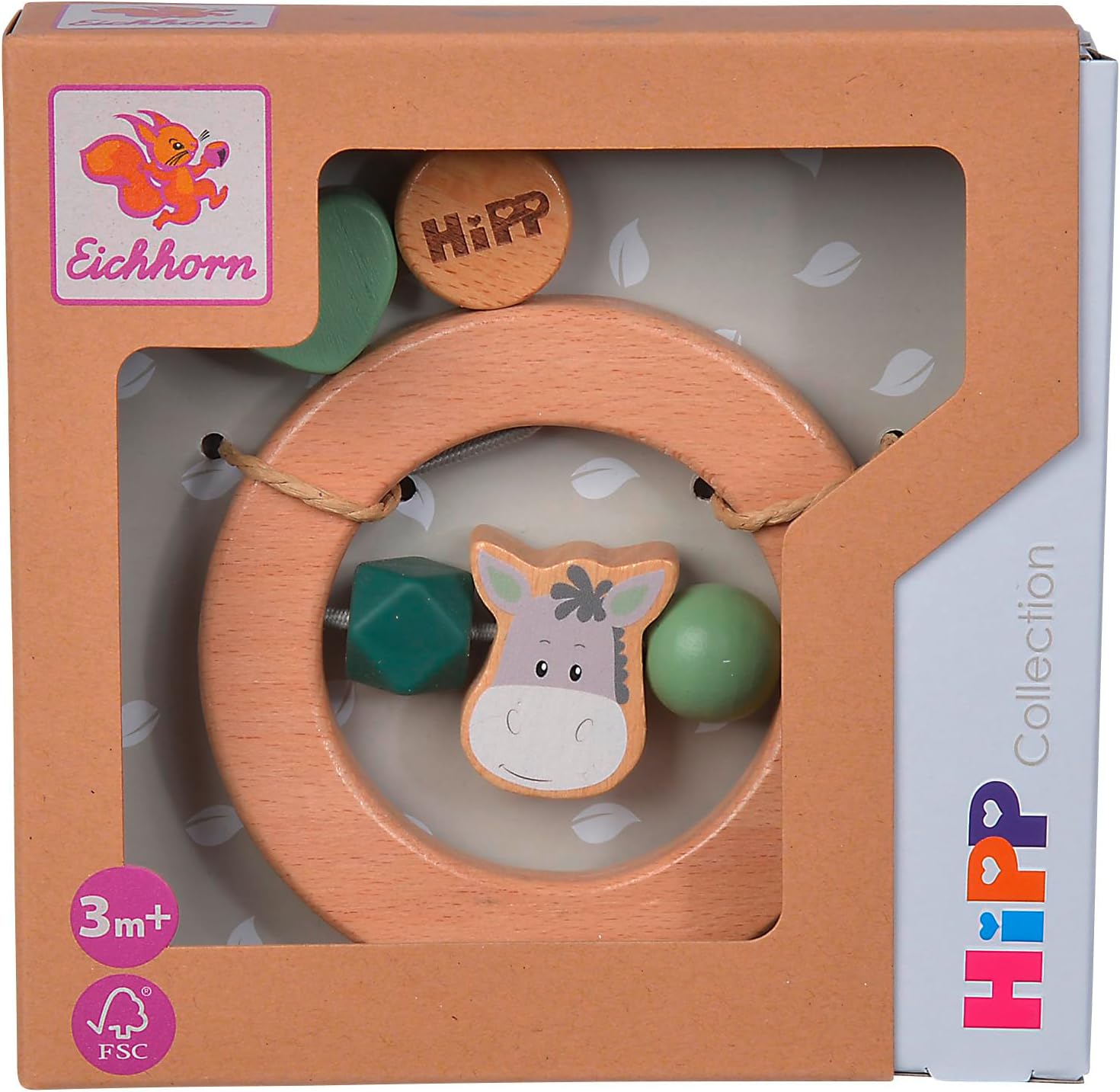 Eichhorn 100005874 EH Baby Hipp Ring Grasping Toy, Multi-Coloured