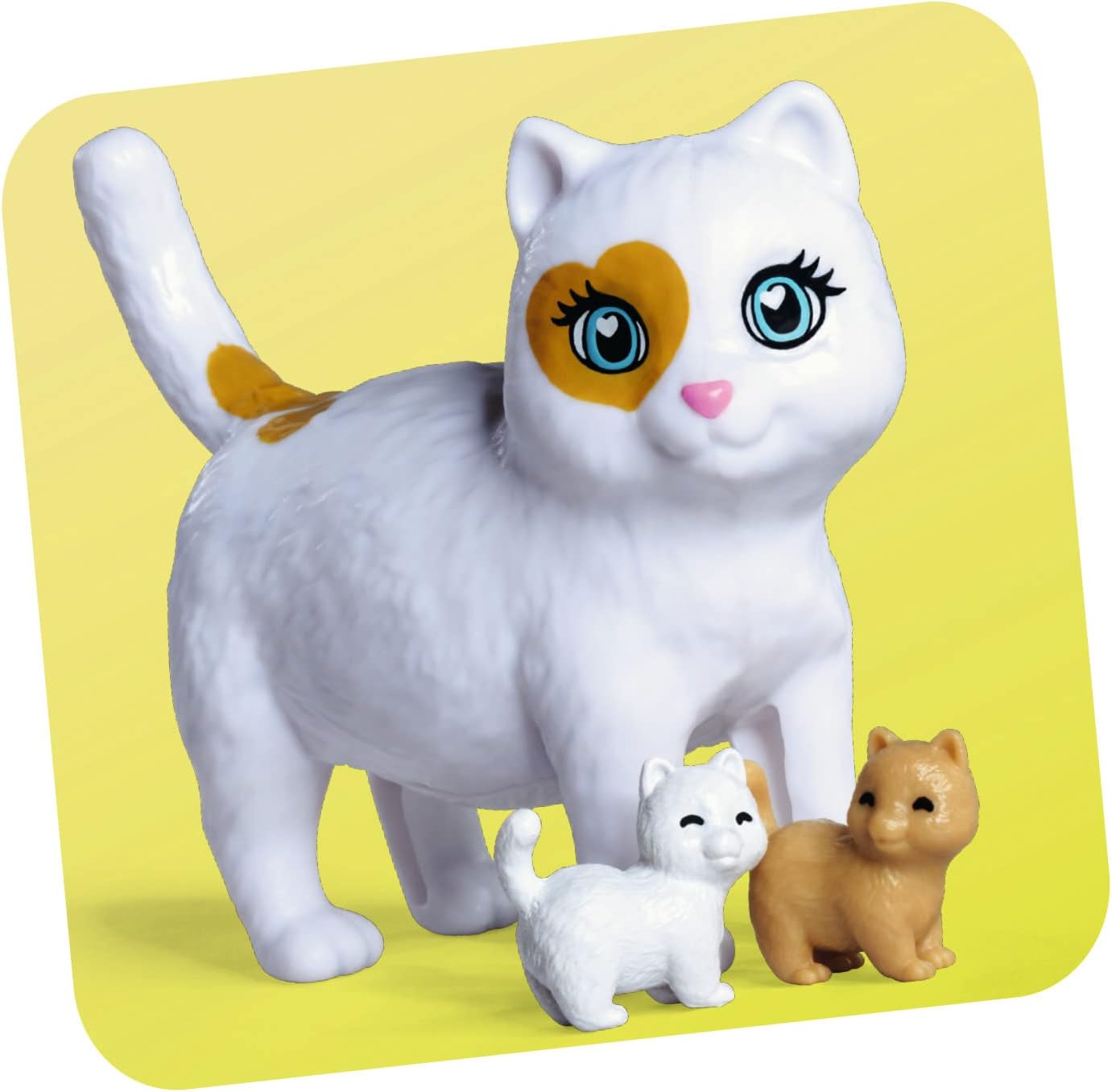 Steffi Love Baby Cats, Toy Doll in Fashionable Dress with Pregnant Cat and Two Cute Cat Babies, Accessories, 29 cm, from 3 Years