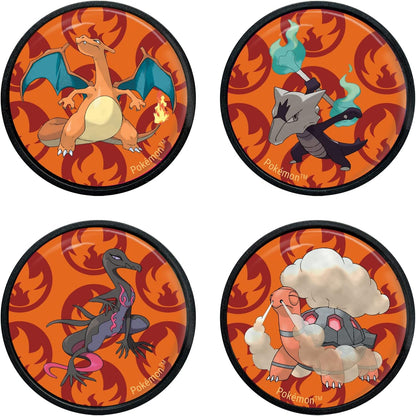 Ultra Pro - Serie Gallerie: Bruciando Summit Alcova Clicca per Pokémon, Proteggi e conserva oltre 100 carte a doppia manica, forte chiusura magnetica per la massima sicurezza, proteggi