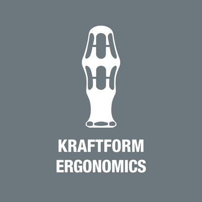Wera Kraftform 350 Screwdriver - Phillips Tip 1