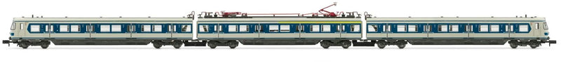 DB EMU Elektrolokomotive Klasse 420, 3 Stück, grau-blau lackiert, 2 Dachstromabnehmer, Ep. IV