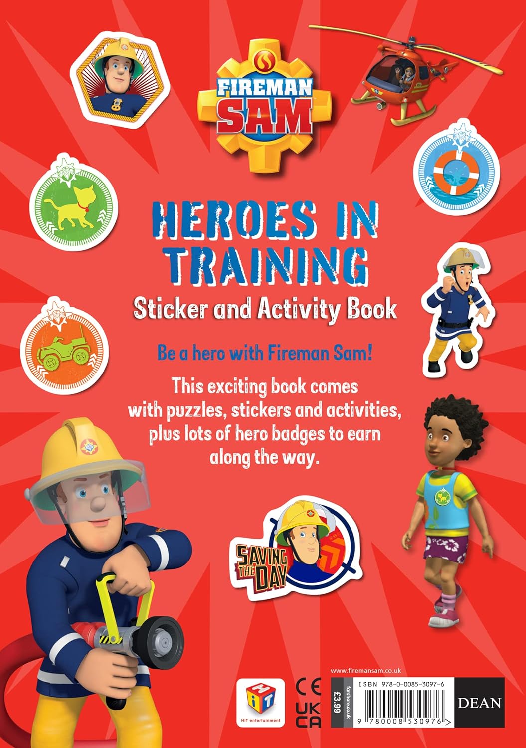 Fireman Sam Heroes in Training Sticker and Activity Book
