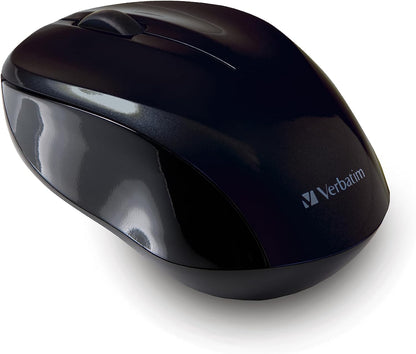 Verbatim GO NANO Wireless Mouse – Optical Wireless Mouse for PC and Mac with 2.4 GHz, 1600 dpi Resolution, Nano Receiver, Black