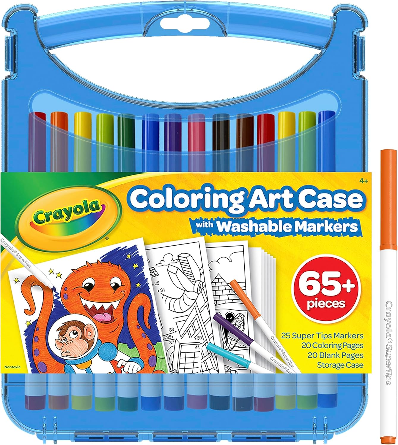 Crayola Washable Markers Create & Colour Case 65 pieces, 04-0377-E-000